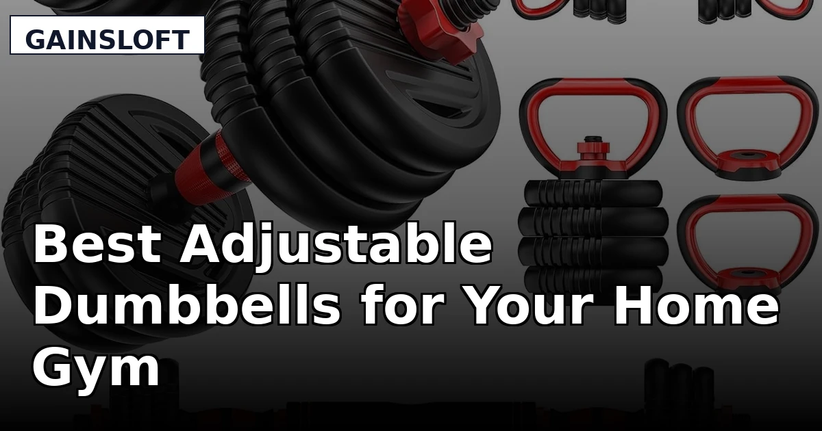 Best Adjustable Dumbbells for Your Home Gym