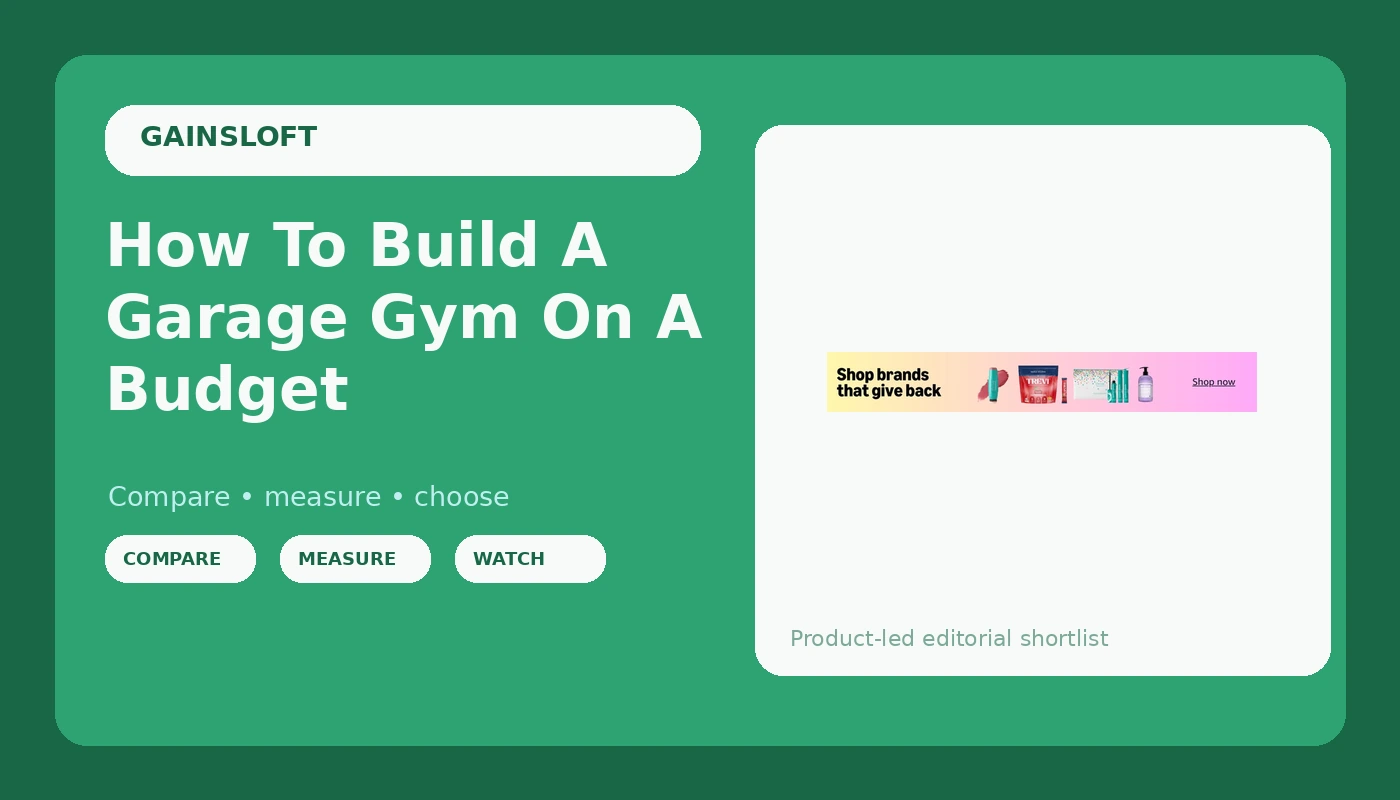 How To Build A Garage Gym On A Budget - GainsLoft review with measurements and honest opinion