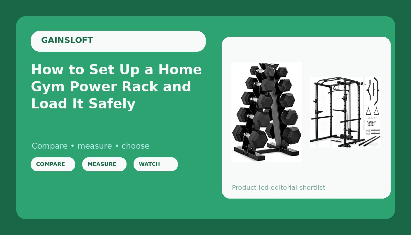 How to Set Up a Home Gym Power Rack and Load It Safely