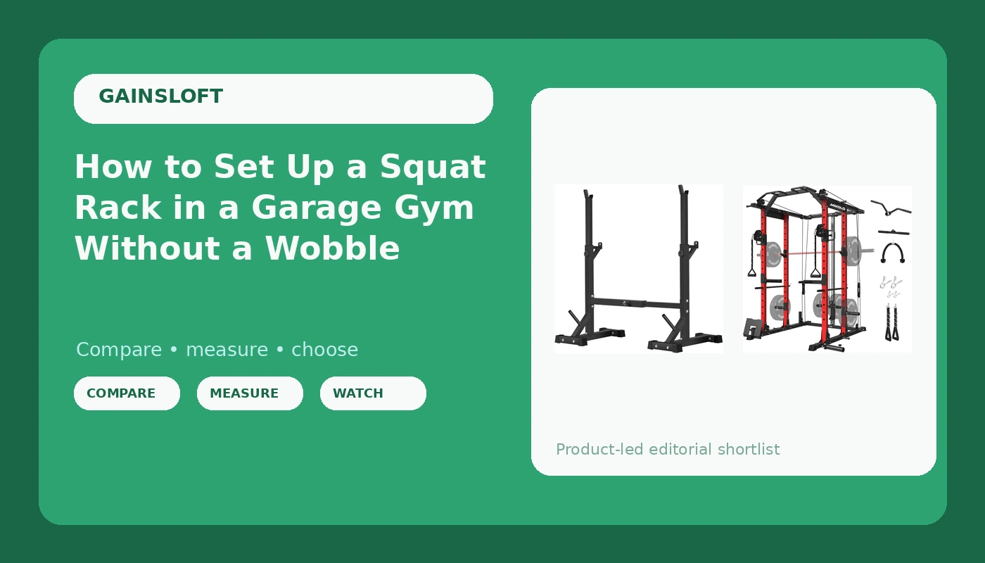 How to Set Up a Squat Rack in a Garage Gym Without a Wobble