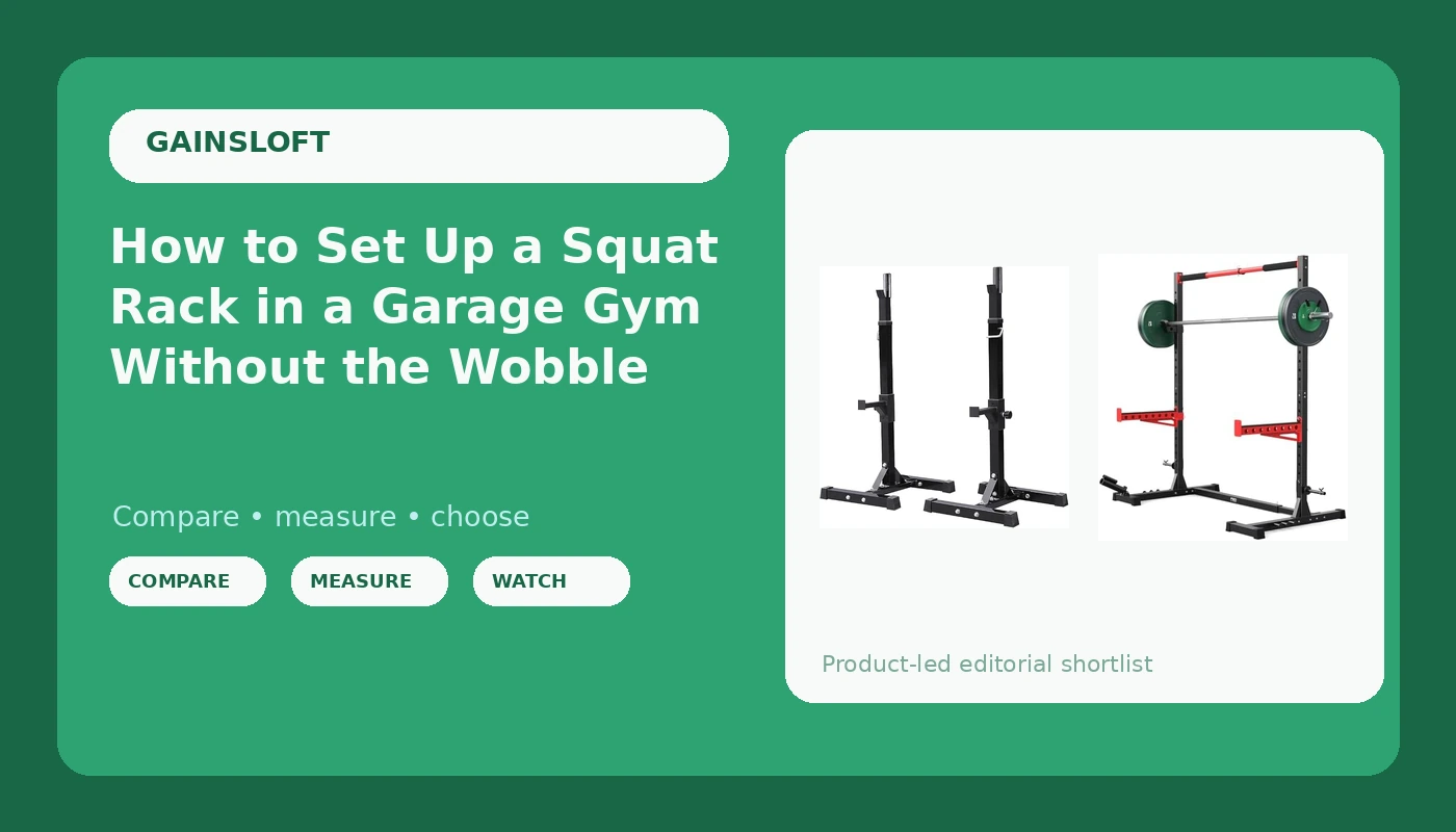 How to Set Up a Squat Rack in a Garage Gym Without the Wobble