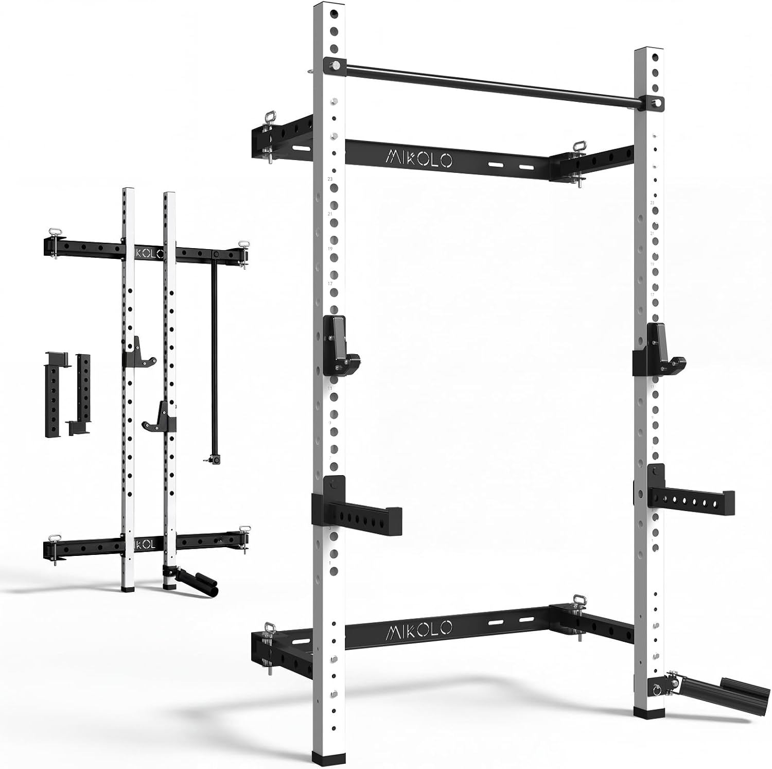 Mikolo Folding Wall Mounted Squat Rack (B0B975ZSP9)
