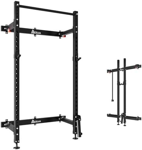 Mdeam Folding Squat Rack (B0DT3MZC6R)