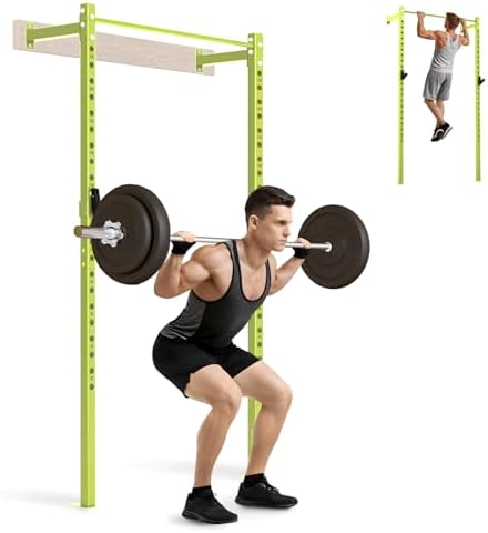 SPORTSOUL Wall Mounted Squat Rack (B0GCK3QLYS)